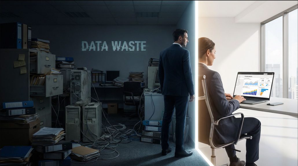 ¿Sabías que el 90% de empresas desperdicia sus datos?